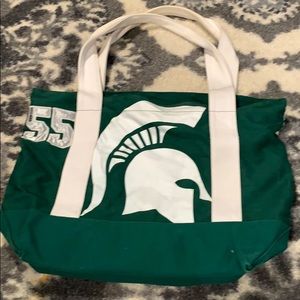 Michigan State PINK Tote
